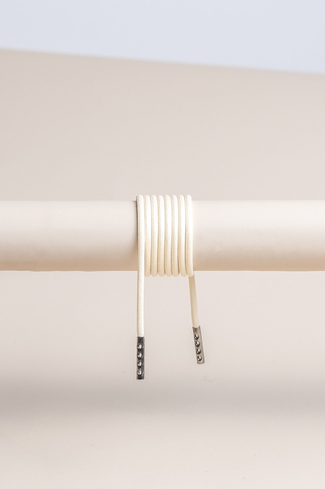 Cream - Round Waxed Shoelaces | Senkels