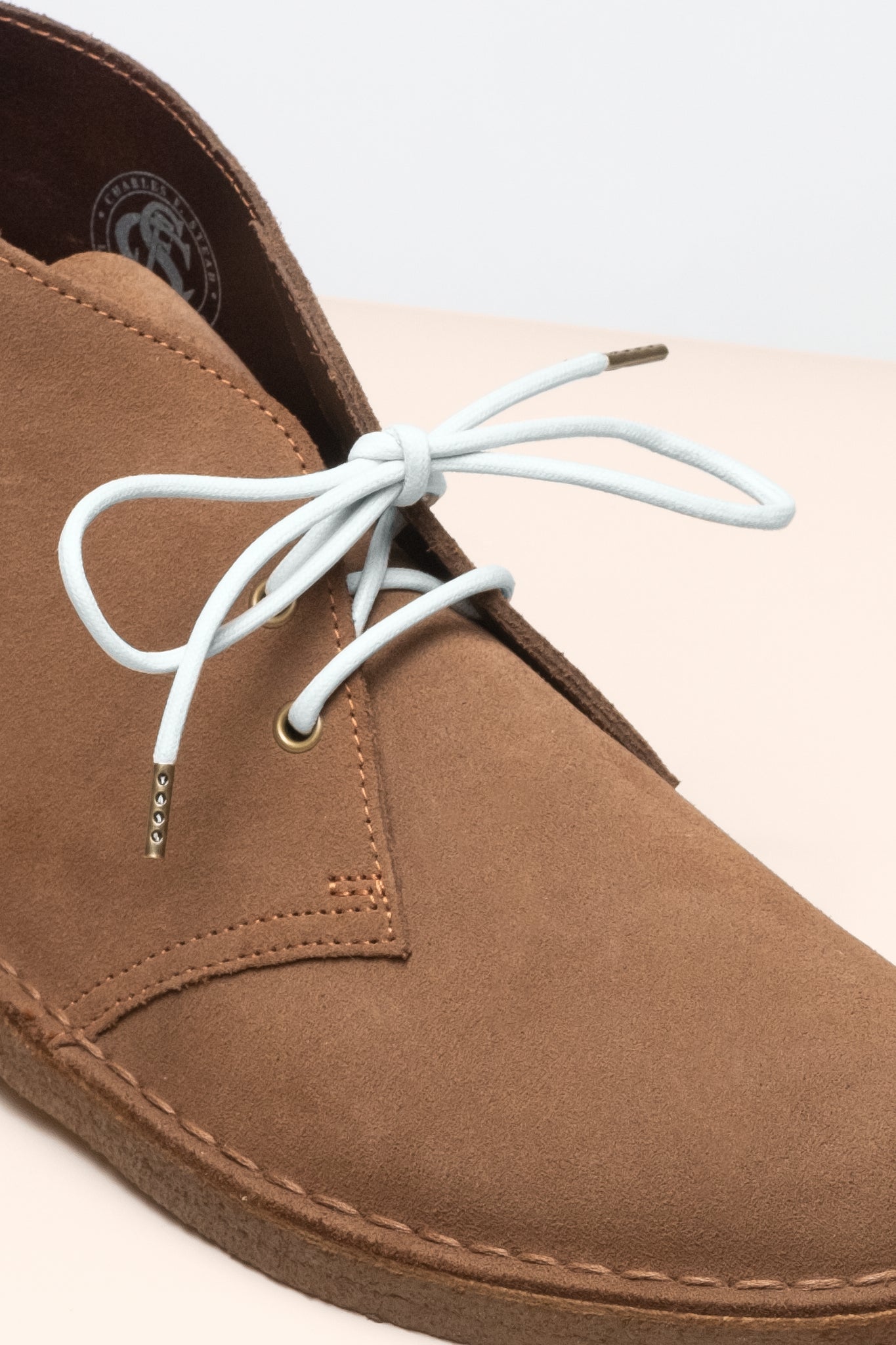 Light Grey - 4mm Round Waxed Shoelaces