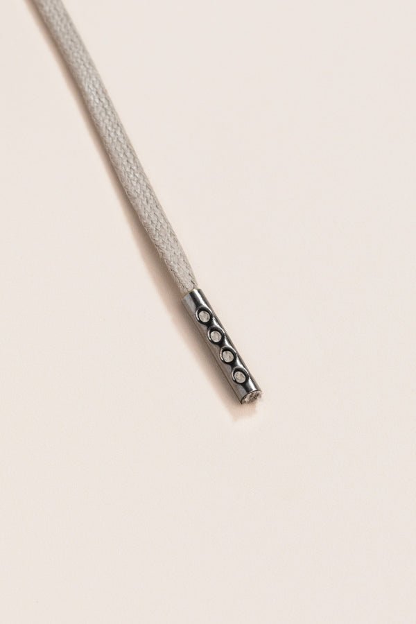 Graphite Grey - Round Waxed Shoelaces | Senkels