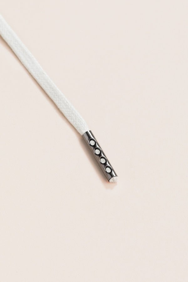 Light Grey - Round Waxed Shoelaces | Senkels