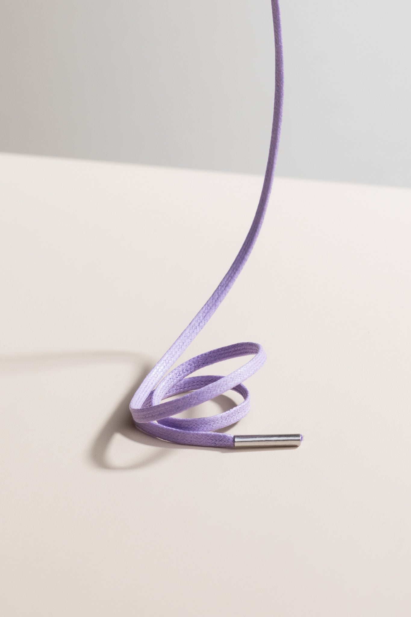 Lilac - 3mm Flat Waxed Shoelaces