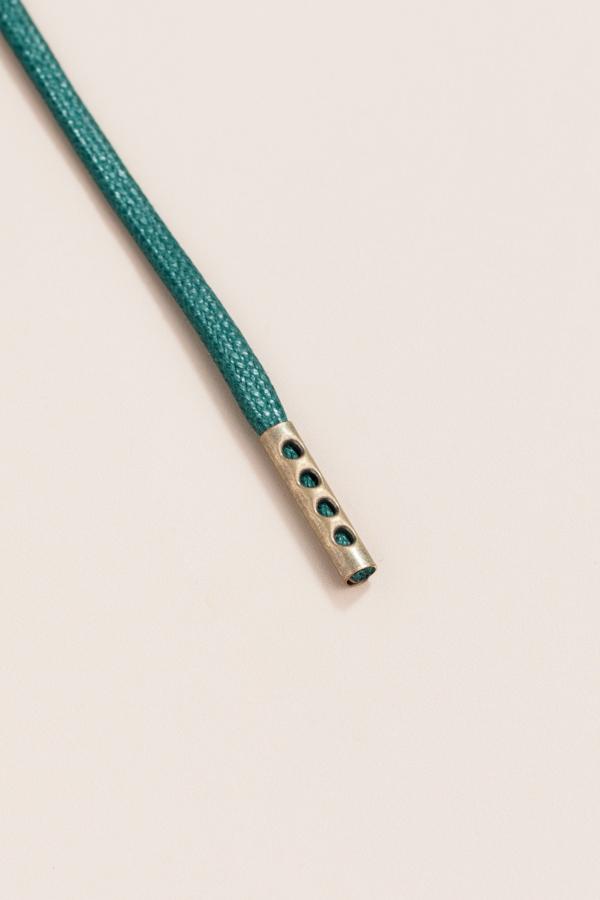 Pine Green - 3mm Flat Waxed Shoelaces