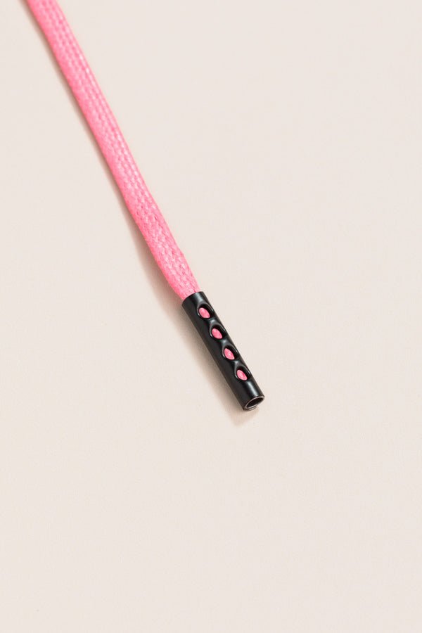 Pink - Round Waxed Shoelaces | Senkels