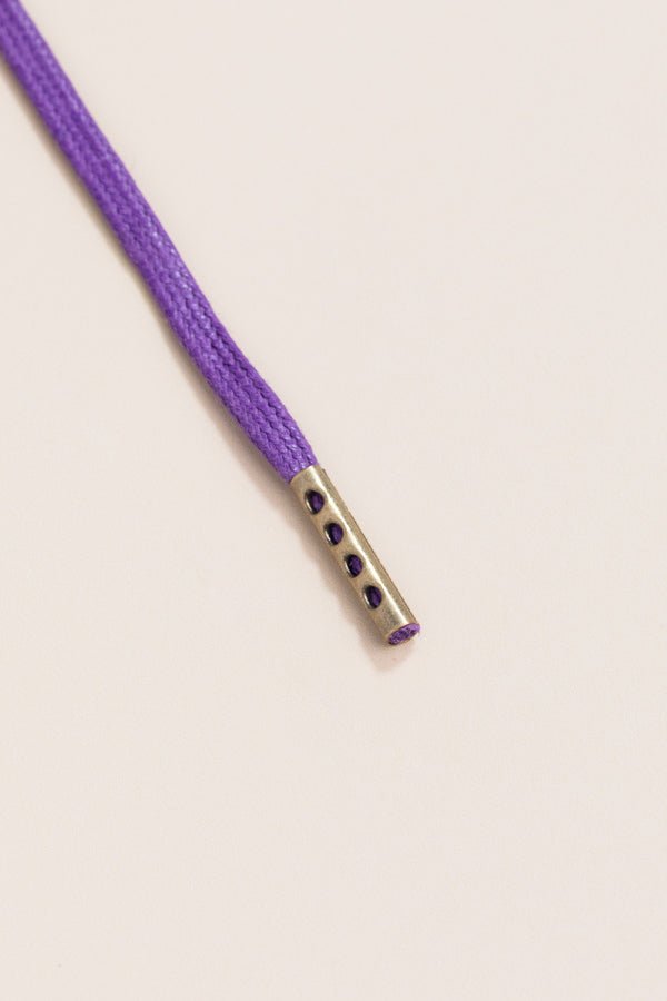 Purple - Round Waxed Shoelaces | Senkels