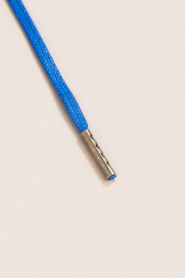 Sapphire Blue - 3mm Flat Waxed Shoelaces
