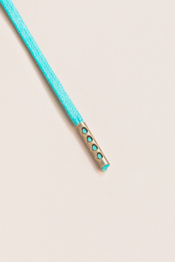 Turquoise - Round Waxed Shoelaces | Senkels