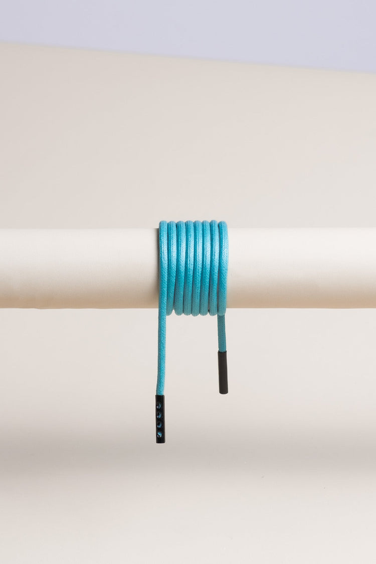 Turquoise - Round Waxed Shoelaces | Senkels