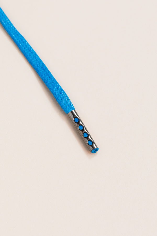 Yale Blue - Round Waxed Shoelaces | Senkels