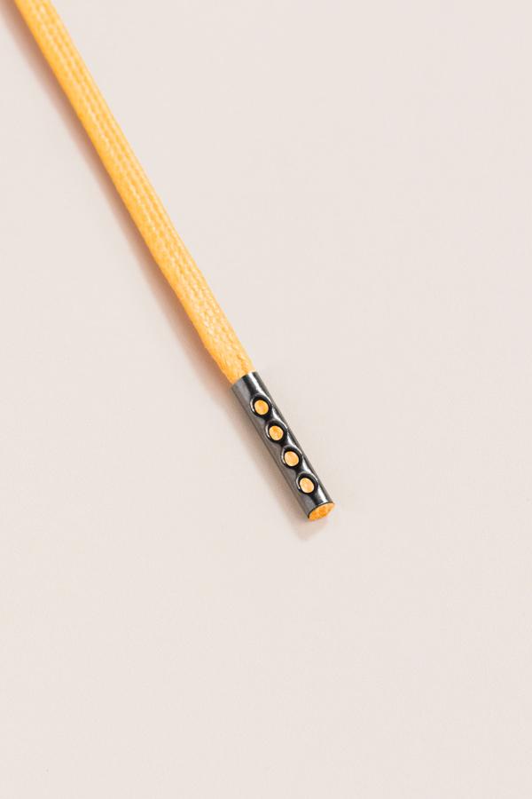 Yellow - 3mm Flat Waxed Shoelaces