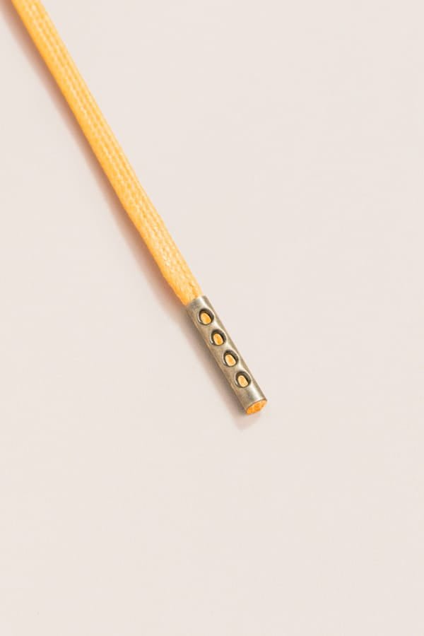 Yellow - Round Waxed Shoelaces | Senkels